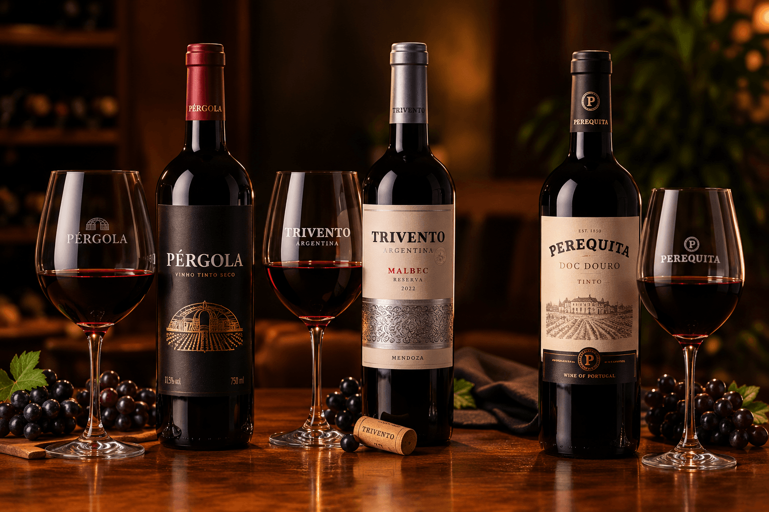 Vinhos da Pizzaria TorTilhão